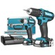 Makita combiset CLX201SAX1 10.8V lithium-ion accuboormachine en slagschroevendraaier