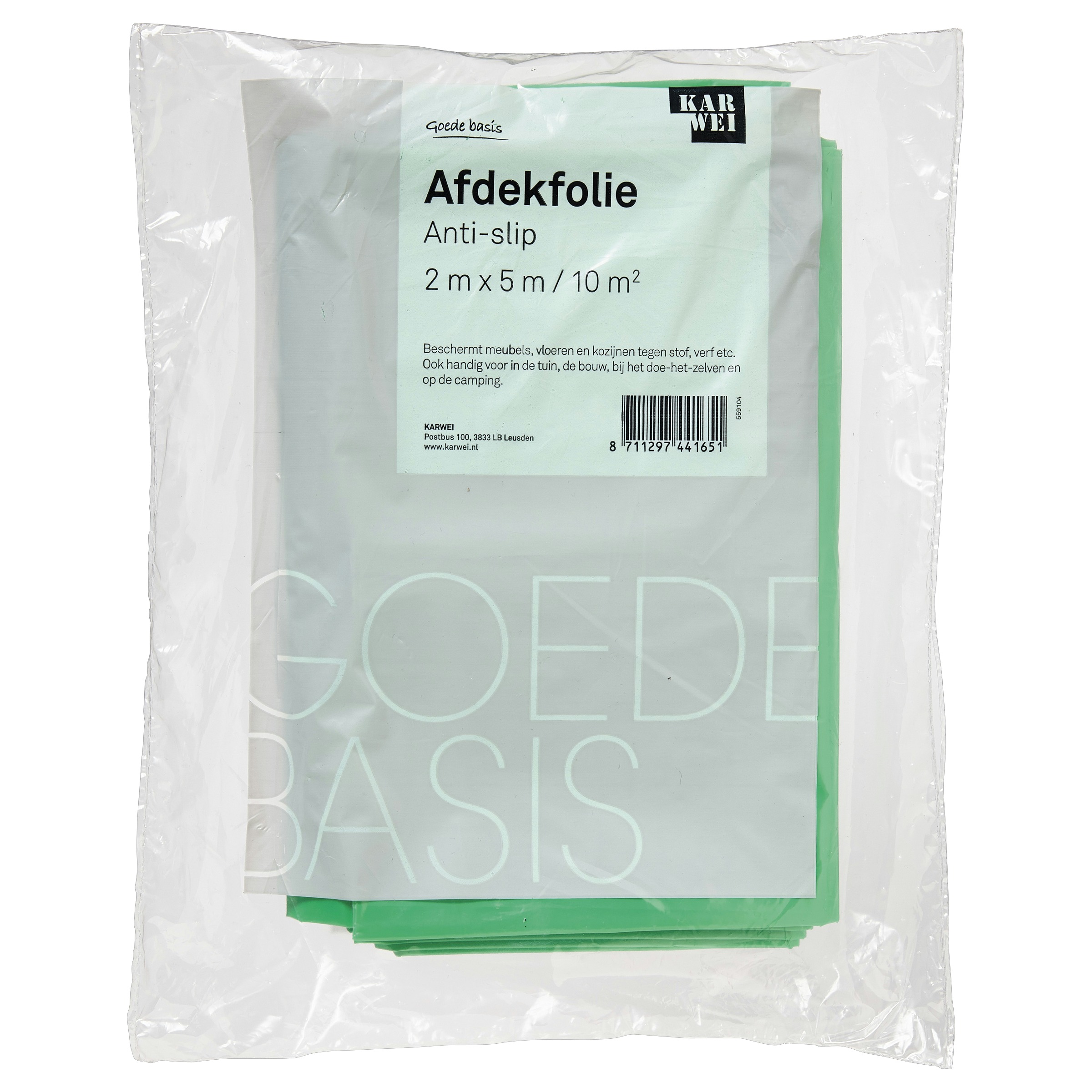 Karwei Anti Slip Afdekfolie 2X5M karwei kopen in de aanbieding