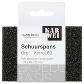 KARWEI schuurspons grof K60