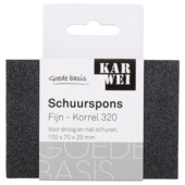 KARWEI schuurspons fijn K320