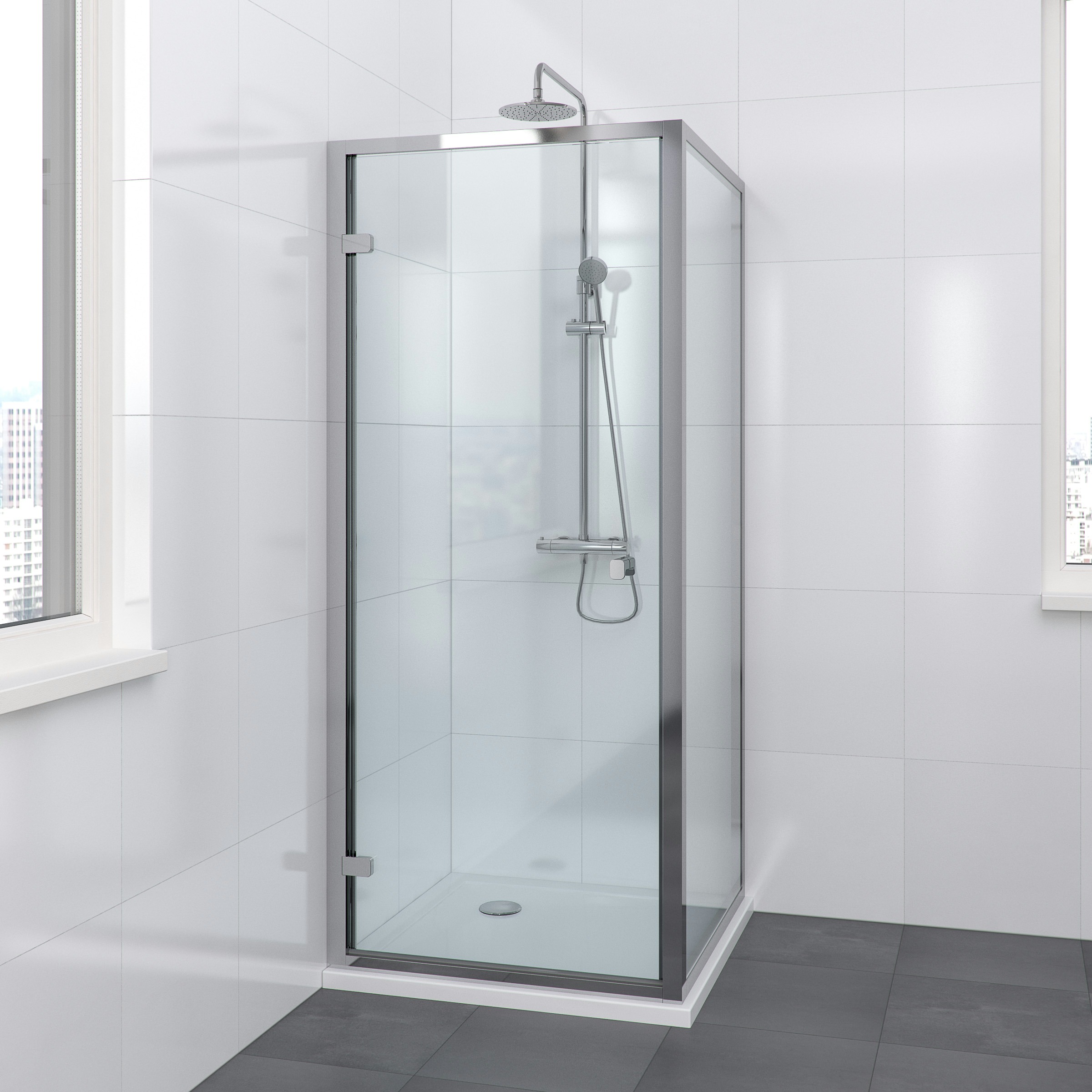 Bruynzeel Solid Ii Douchewand 90X200Cm bruynzeel kopen in de aanbieding