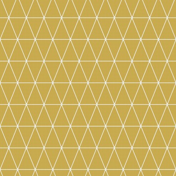 Vliesbehang driehoek oker (dessin 100270)