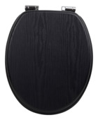 Handson Antero wc bril mdf houtlook zwart met softclose
