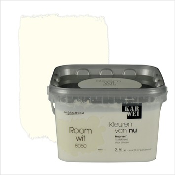 KARWEI Kleuren van Nu muurverf mat roomwit 2,5 l