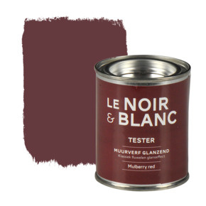 Le Noir & Blanc muurverf glanzend mulberry red 100 ml