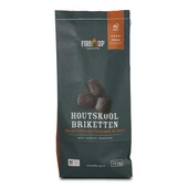 Fire Up premium houtskoolbriket zak a 10KG