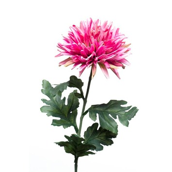 Kunstbloem Chrysant paars 70 cm