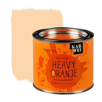 Geval weten Habitat KARWEI Happy Colours accentverf zijdeglans heavy oranje fluorescerend 500  ml kopen? | Karwei