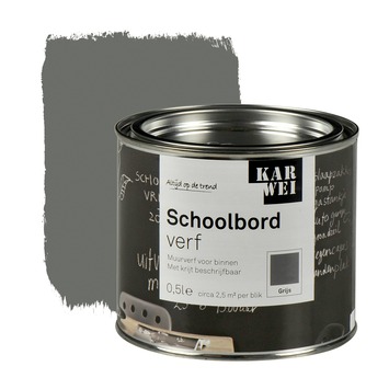 het einde Minder artikel KARWEI schoolbordverf mat grijs 500 ml kopen? | Karwei