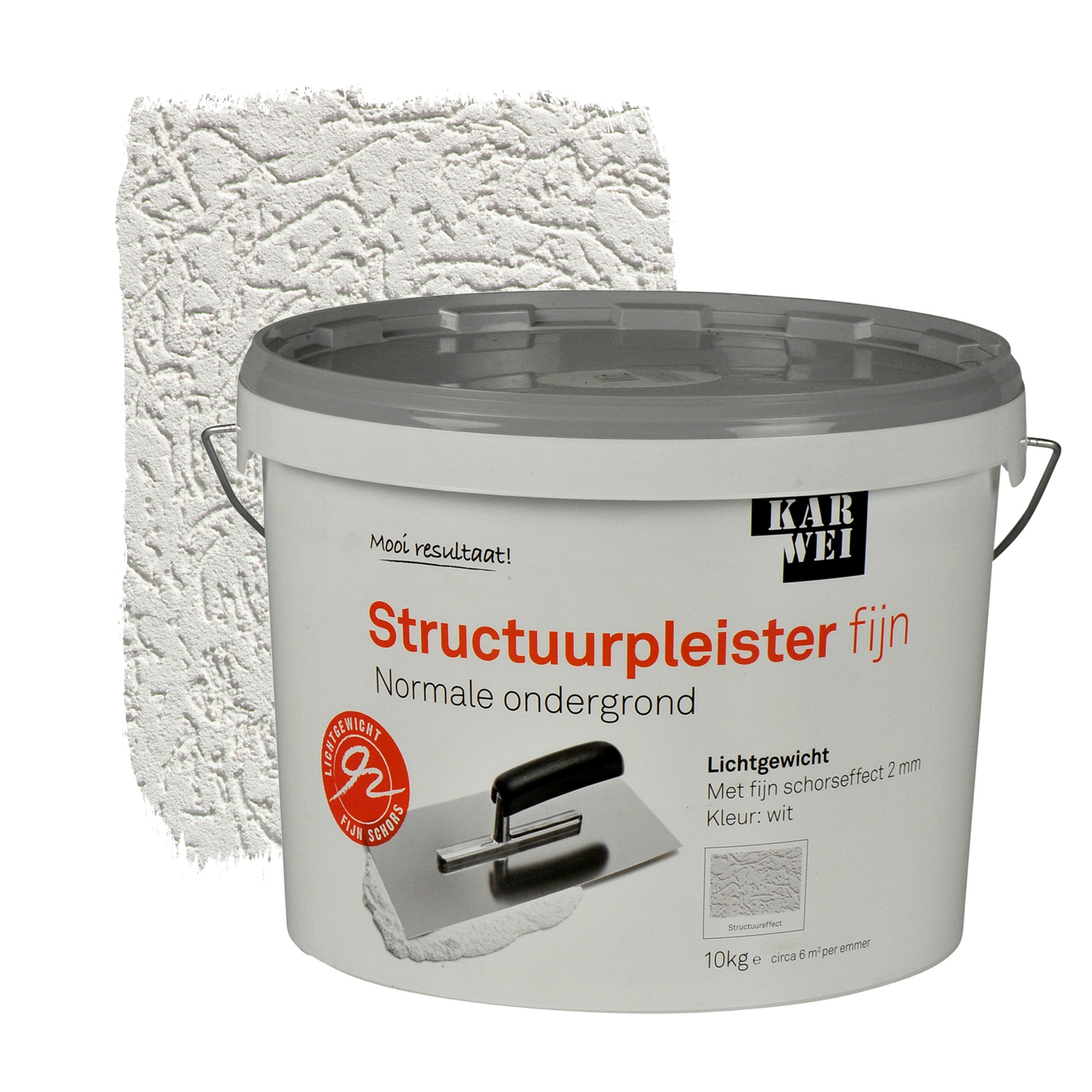 Aanbieding Karwei Structuurpleister Fijn Wit 10 Kg Karwei met korting