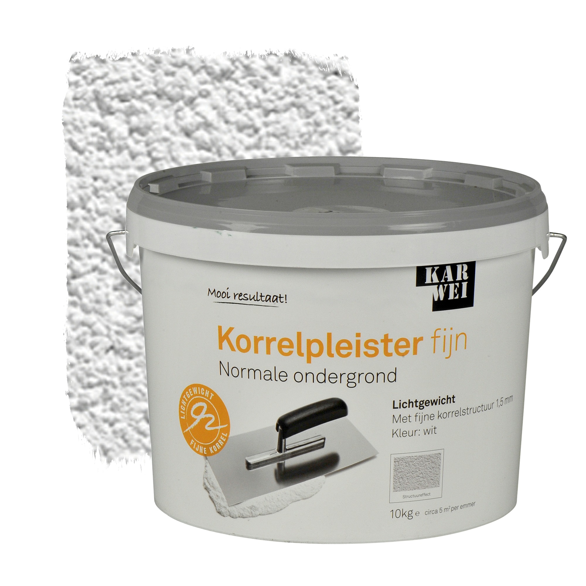 KARWEI korrelpleister fijn wit 10 kg