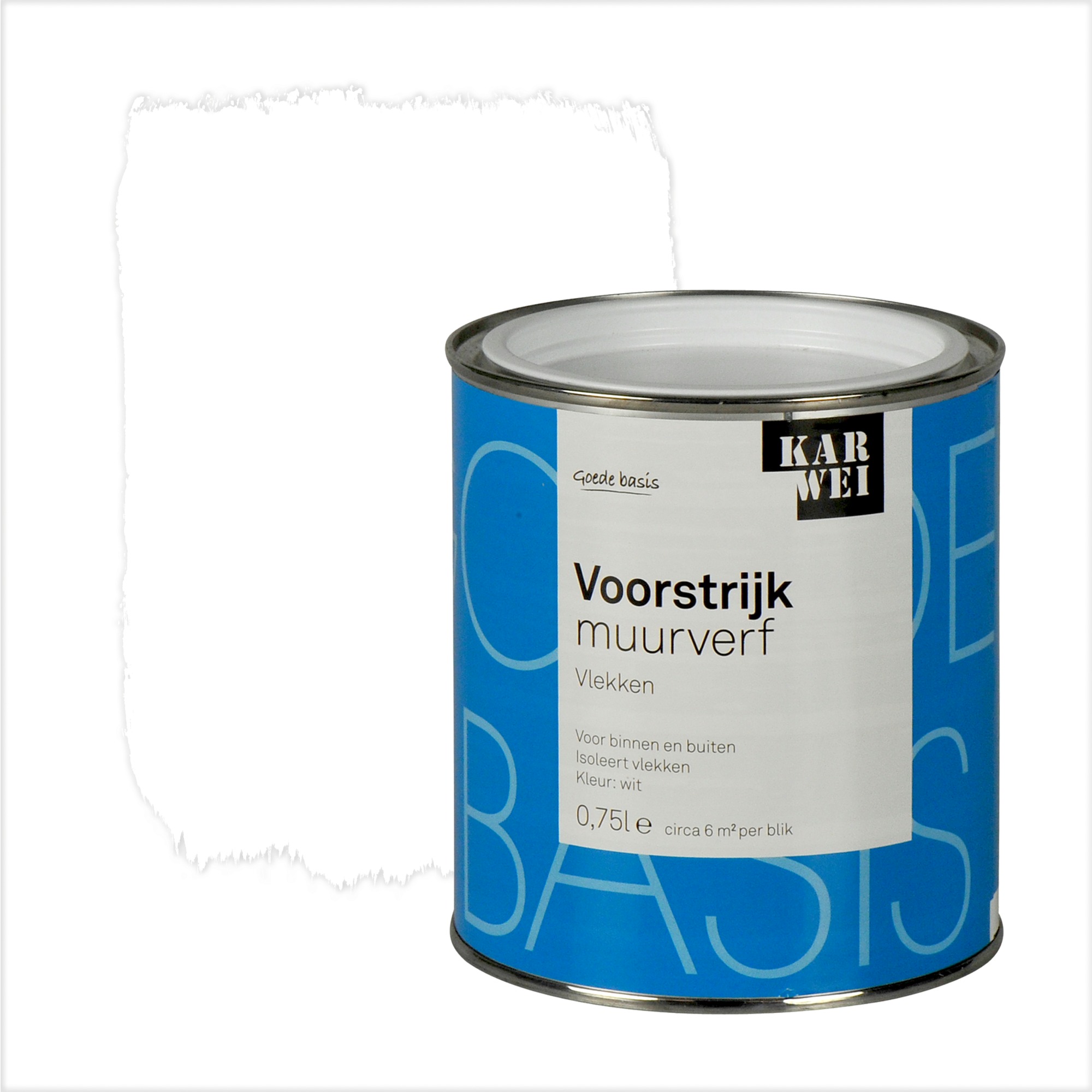 Karwei Voorstrijk Muurverf Wit 750 Ml karwei kopen in de aanbieding