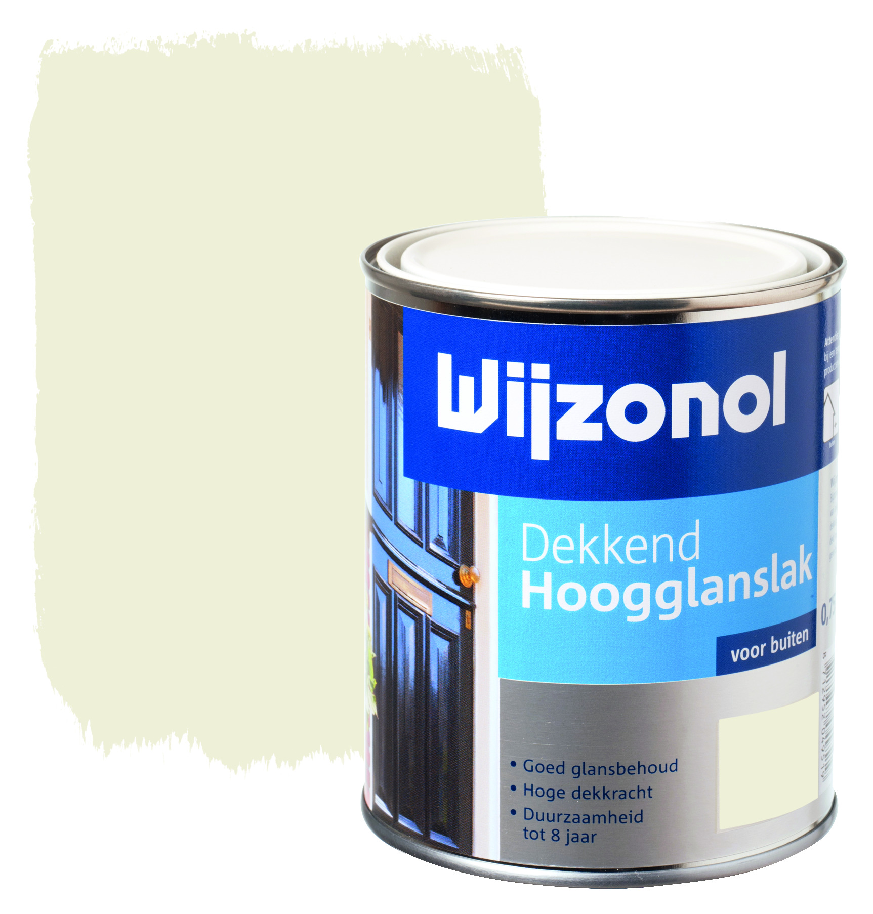 Wijzonol Lak Hoogglans Zuiver Wit Ral 9010 Dekkend 750 Ml wijzonol kopen in de aanbieding