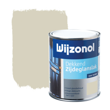 Wijzonol lak zijdeglans beige dekkend ml buitenlak Karwei