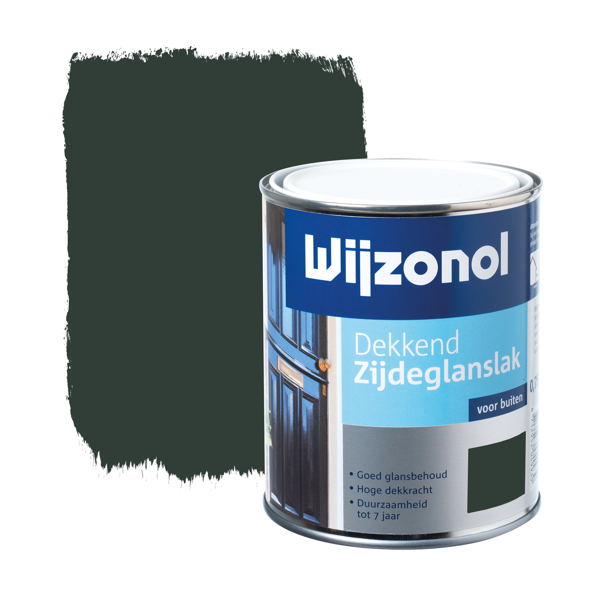 Wijzonol Lak Zijdeglans Woudgroen Dekkend 750 Ml wijzonol kopen in de aanbieding