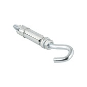 Keilbouten met haak M6x50x40 mm 2 stuks