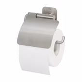 Tiger Toiletrolhouder Colar RVS met Klep