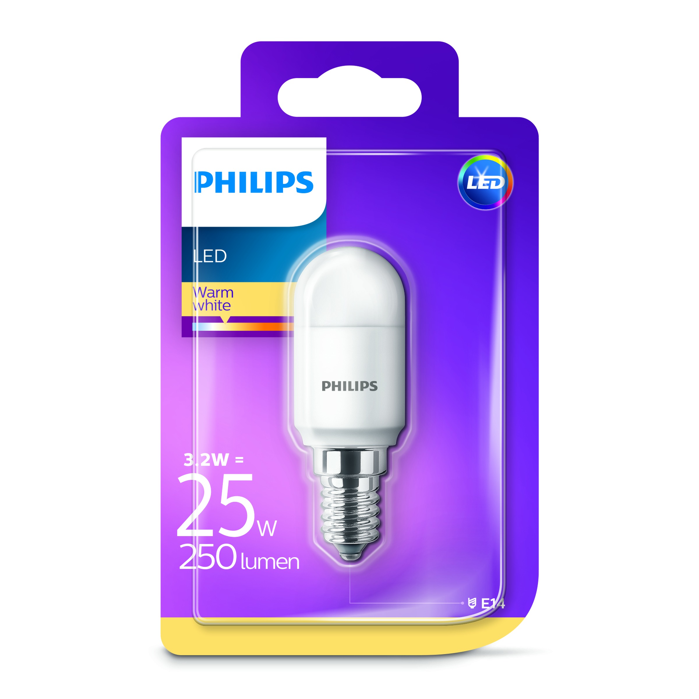 Philips Led Koelkastlamp E14 32W 25W 250Lm Warm Wit philips kopen in de aanbieding