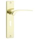 KARWEI deurkrukset Jose langschild sleutel 56mm messing glans