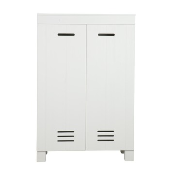 in stand houden stroom efficiënt WOOOD schoenenkast Tess 135x89x38 cm, wit gelakt kopen? | Karwei