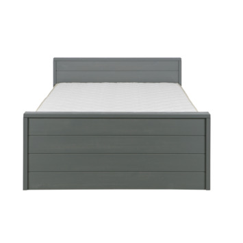 Papa Schildknaap Ontdek WOOOD bed Dennis (extra breed) 73x126x219 cm, staalgrijs kopen? | Karwei