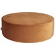 WOOOD poef Sara roestbruin fluweel extra laag (hxØ) 26x78 cm