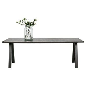 Moet wandelen Schaduw WOOOD eettafel Fenna eiken notenhout gebeitst 220x90x76 cm kopen? | Karwei