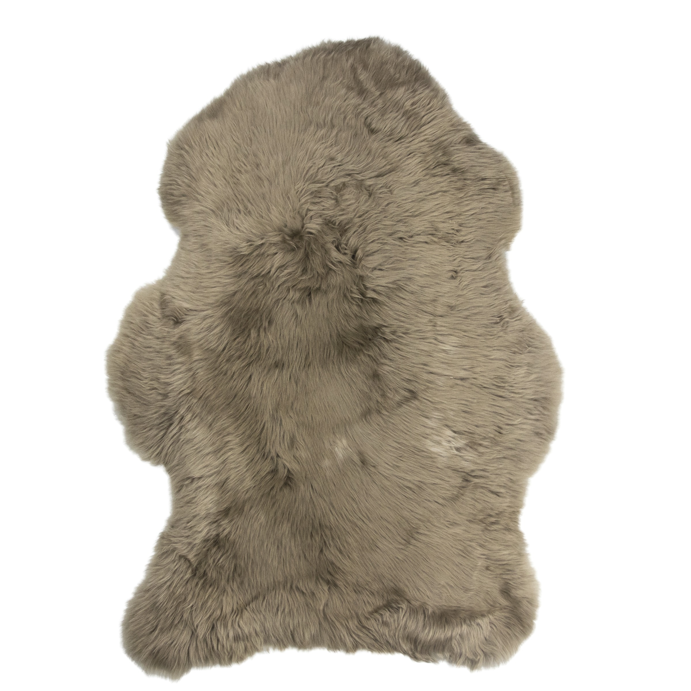 Schapenvacht Vloerkleed Taupe 40 Mm 100X70 huismerk kopen in de aanbieding