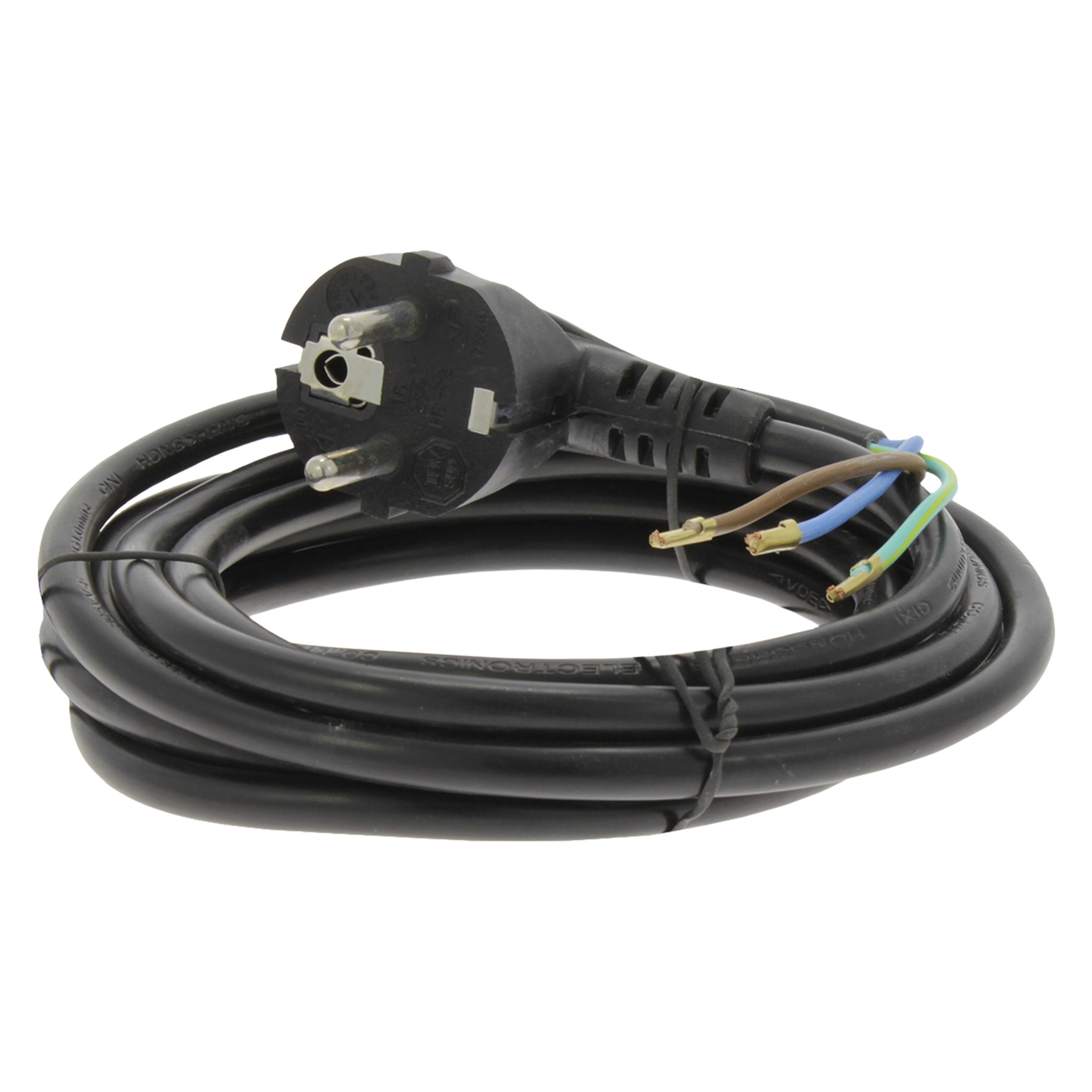 Handson Aansluitsnoer Zwart 25 Meter 3X1Mm Met Randaarde handson kopen in de aanbieding