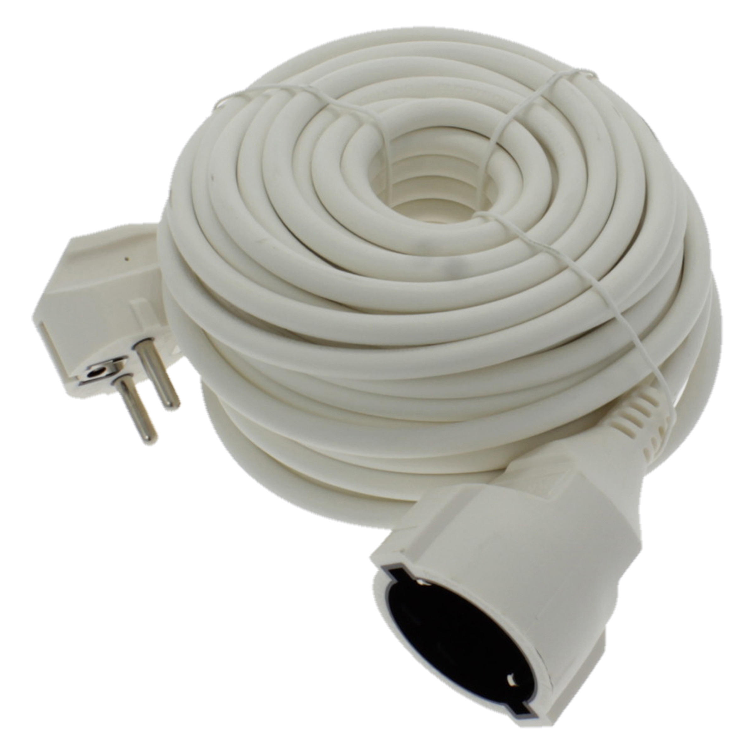 Handson Verlengsnoer 15 Meter Randaarde 3X1Mm Wit handson kopen in de aanbieding