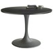 WOOOD ronde eettafel Jazz met trompet voet blacknight Ø110x76 cm