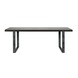 WOOOD eettafel Jamie eiken in blacknight gelakt 180x90x76 cm