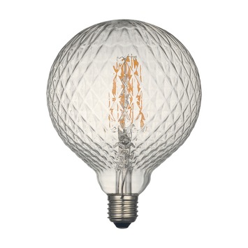 karwei led filament globe 125mm helder geribbeld glas kopen karwei