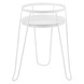 Metalen Plantenstandaard wit  33,5xØ20 cm