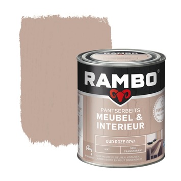 Rambo pantserbeits vintage meubel & interieur oud roze 750 ml 
