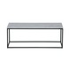 Salontafel Thor metaal met marmer 34x90x40 cm