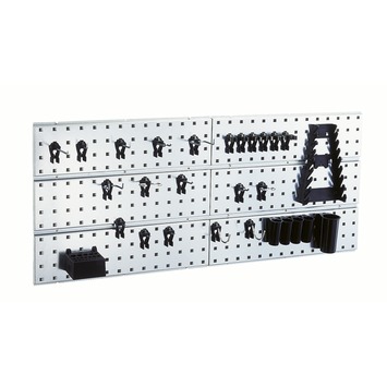 Raaco wandpaneel 2 stuks incl. 28 super clips kopen? Gereedschapskisten & opbergsystemen | Karwei