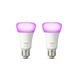 Philips HUE color en white E27 2 stuks