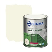 Sigma houtlak exterieur hoogglans RAL 9001 crème wit 750 ml