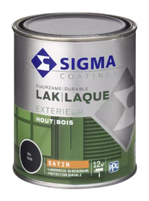 Sigma Exterieur buitenlak zijdeglans RAL 7016 antracietgrijs 750 ml