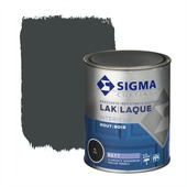 Sigma Interieur binnenlak mat RAL 7021 zwartgrijs 750 ml
