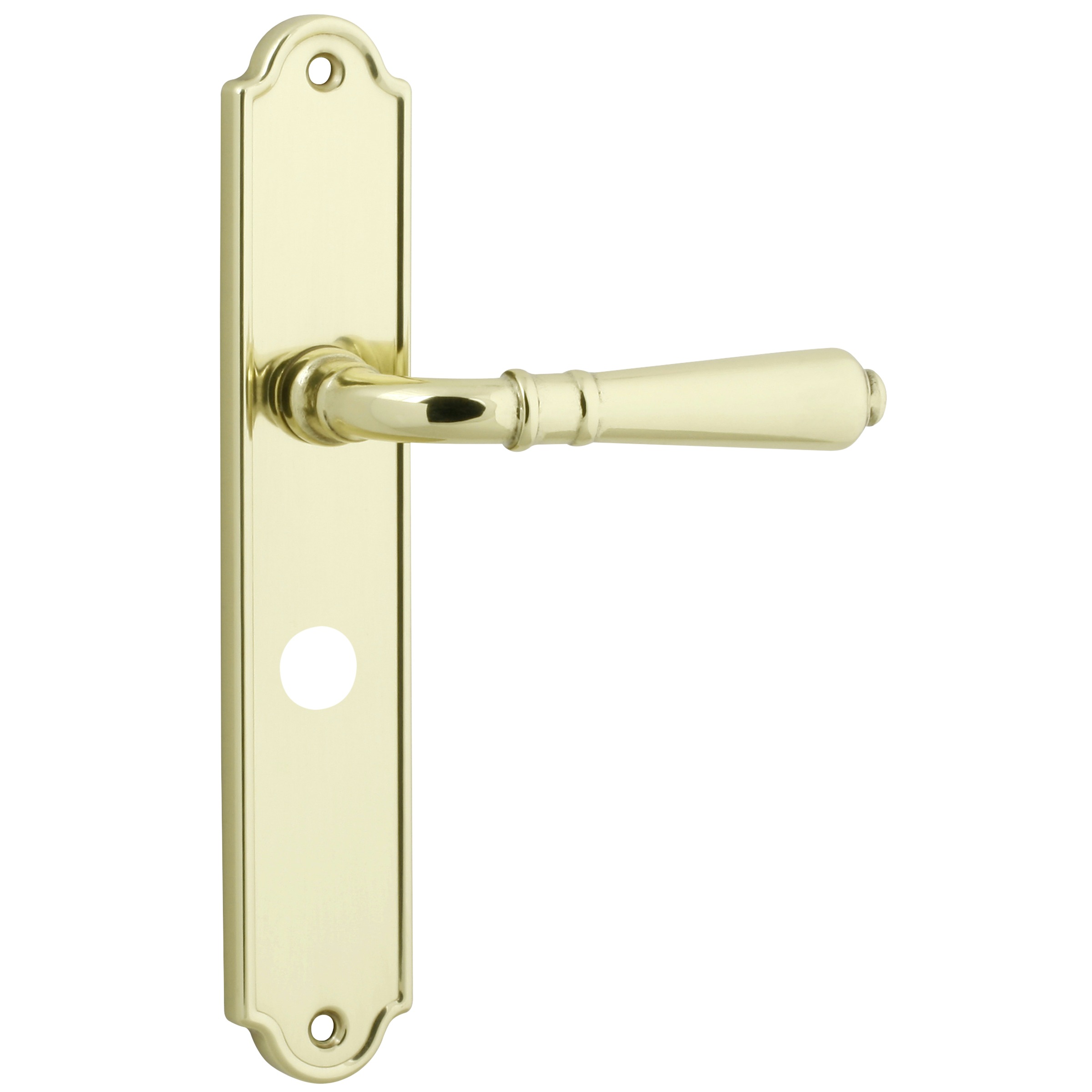 Karwei Deurkrukset Rui Met Slotgat Voor Wc 638 Mm Messing karwei kopen in de aanbieding