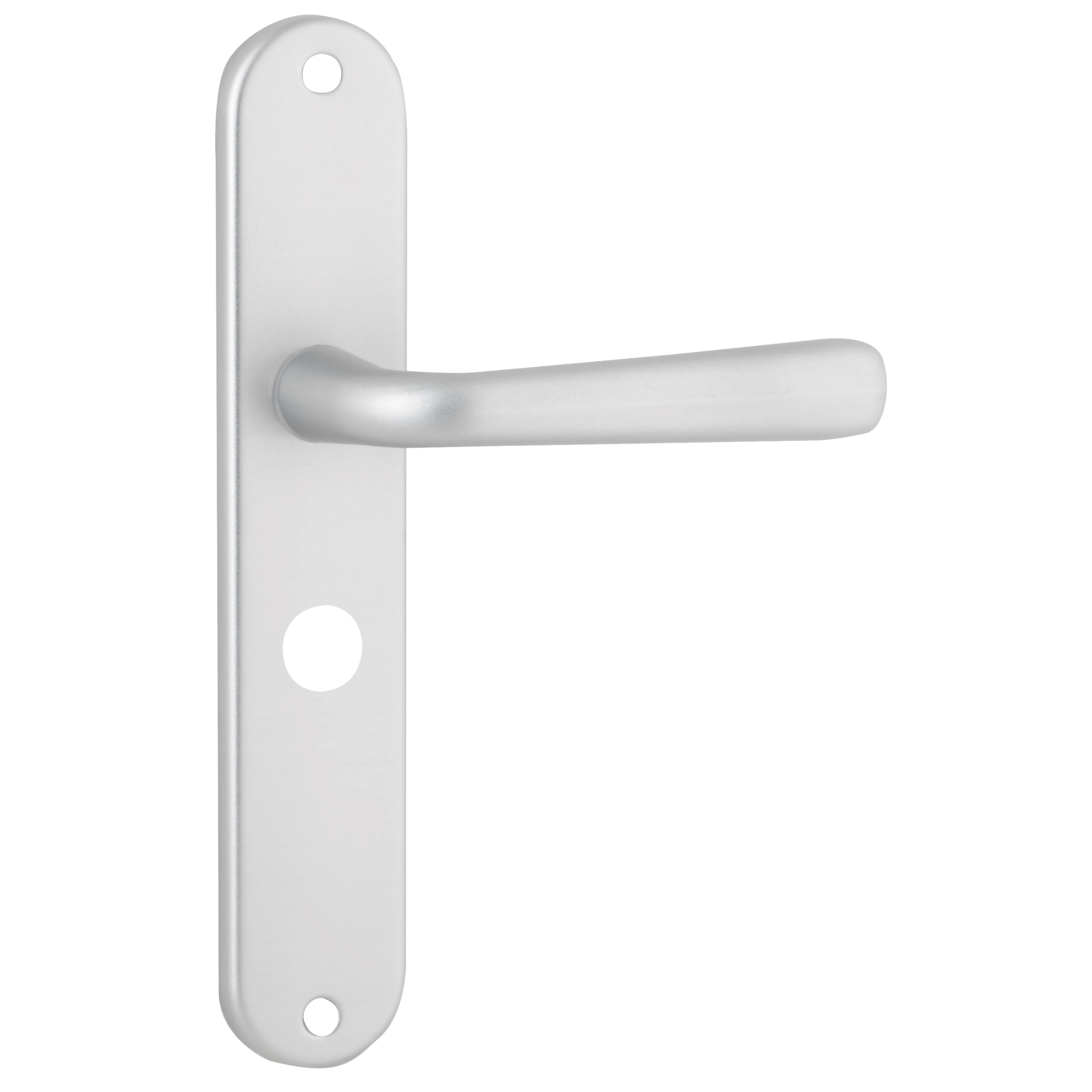 Karwei Spanje Deurkrukset Met Slotgat Voor Wc 638Mm Mat Chroom karwei kopen in de aanbieding