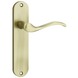 KARWEI deurkrukset Vitor langschild blind messing antiek