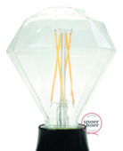 Snoerboer LED diamond E27 2W(=20W) dimbaar