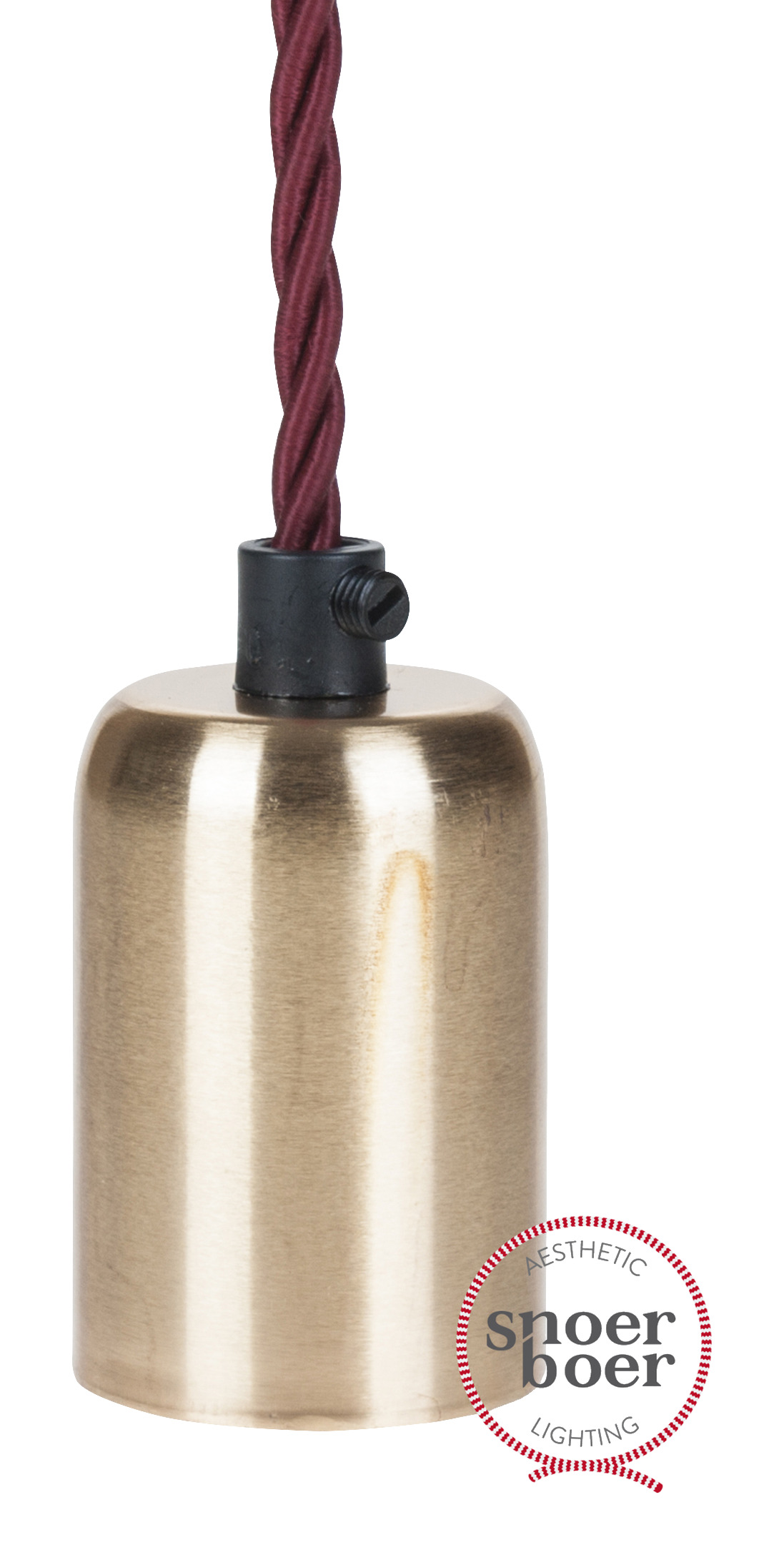 Snoerboer Fittinghuls E27 Messing snoerboer kopen in de aanbieding