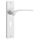 KARWEI deurkrukset Pedro langschild sleutel 56mm aluminium