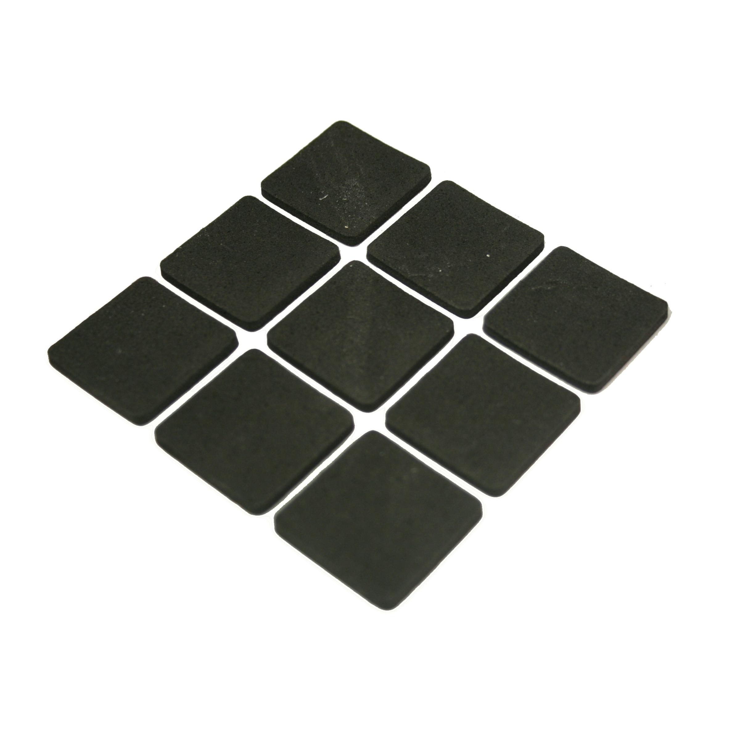 Handson Anti Slip Rubber Zwart 25X25 Mm 9 Stuks handson kopen in de aanbieding