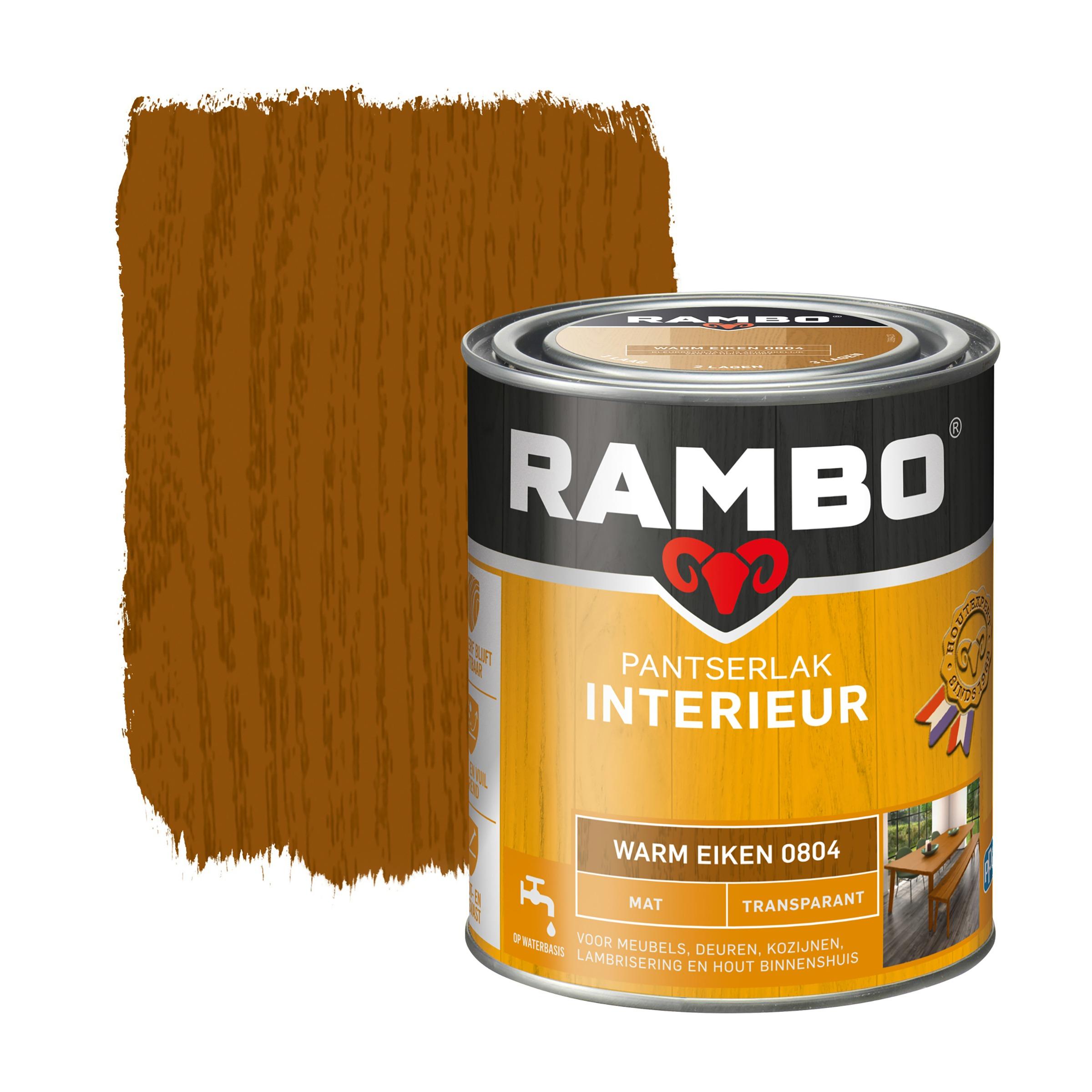 Rambo Pantserlak Interieur Transparant Mat Warm Eiken 750 Ml rambo kopen in de aanbieding