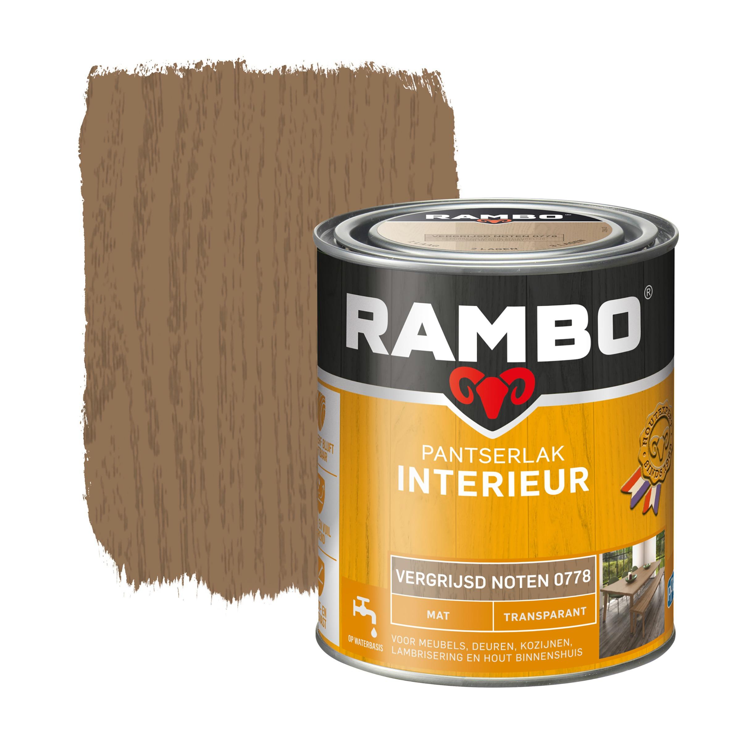 Rambo Pantserlak Interieur Transparant Mat Vergrijsd Noten 750 Ml rambo kopen in de aanbieding